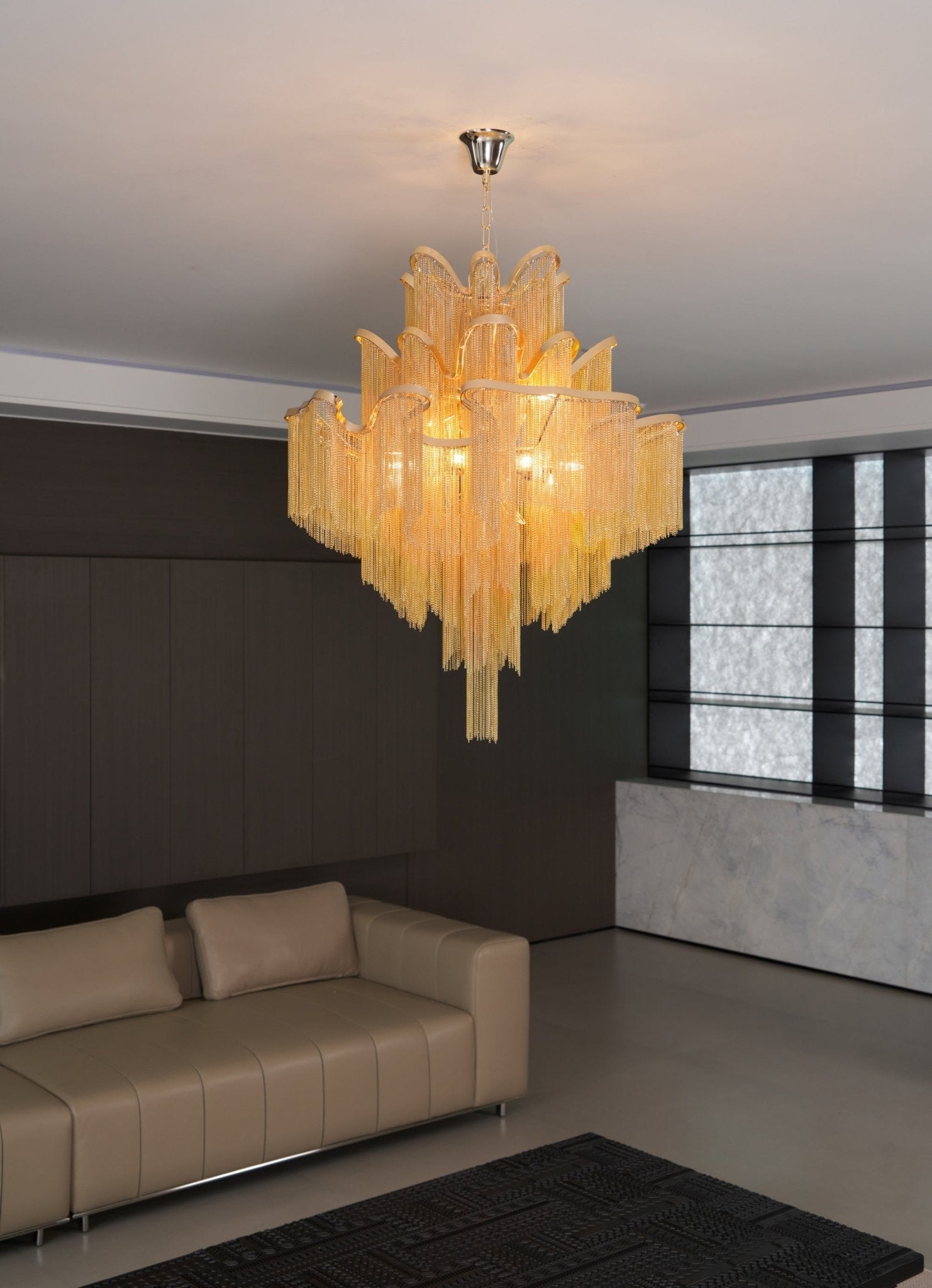 Stream Chain Chandelier