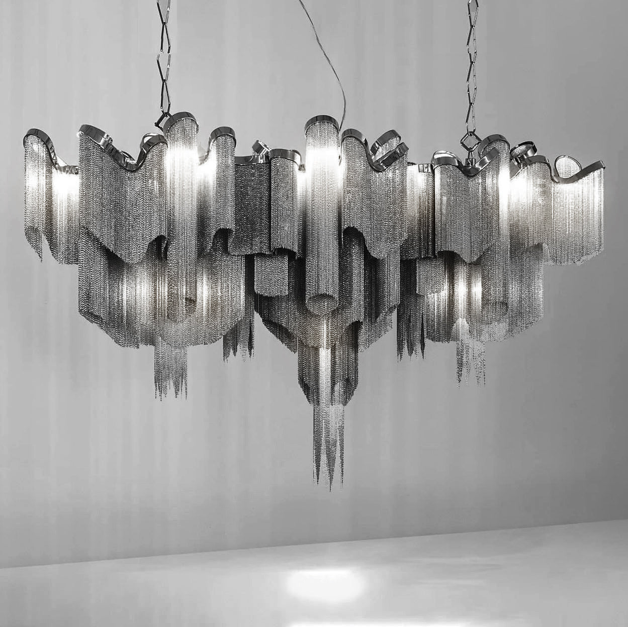 Stream Chain Chandelier