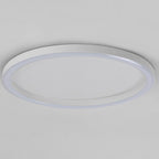 16'' Modern Simple Circle Flush Mount LED Lights Dimmable Ceiling Lights with Remote