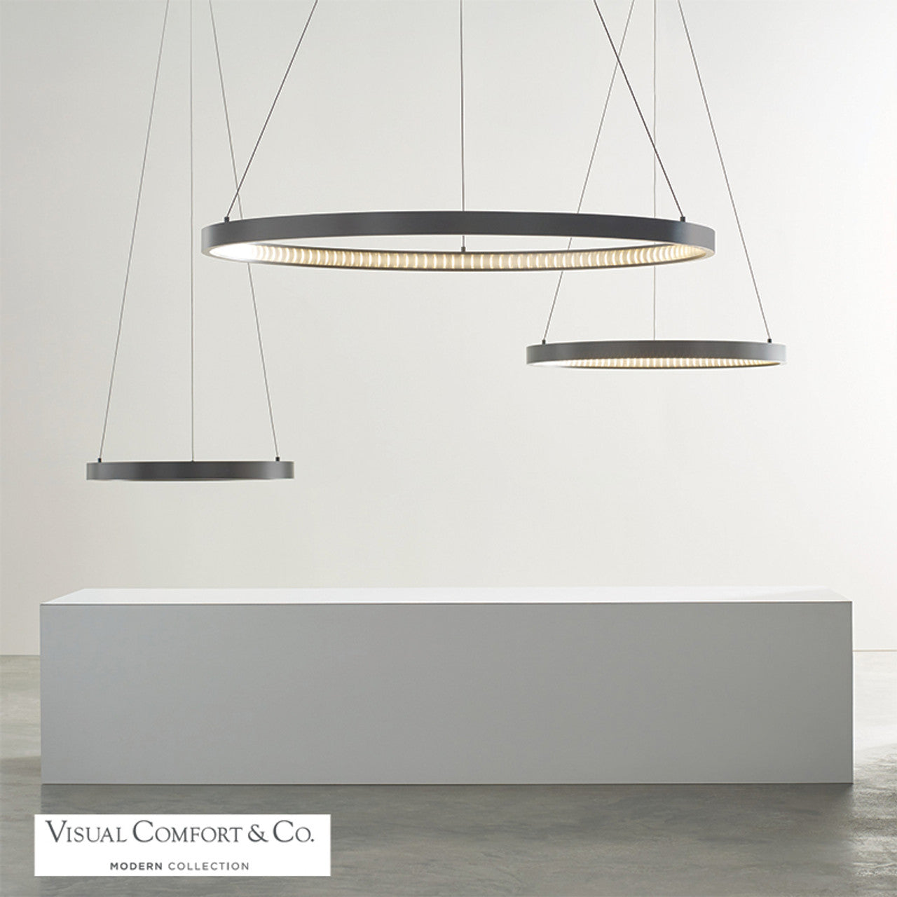 Bodiam Chandelier, 1-Light, LED, Antique Bronze, 48.5"W (700BOD48Z-LED930 70P9D6D)