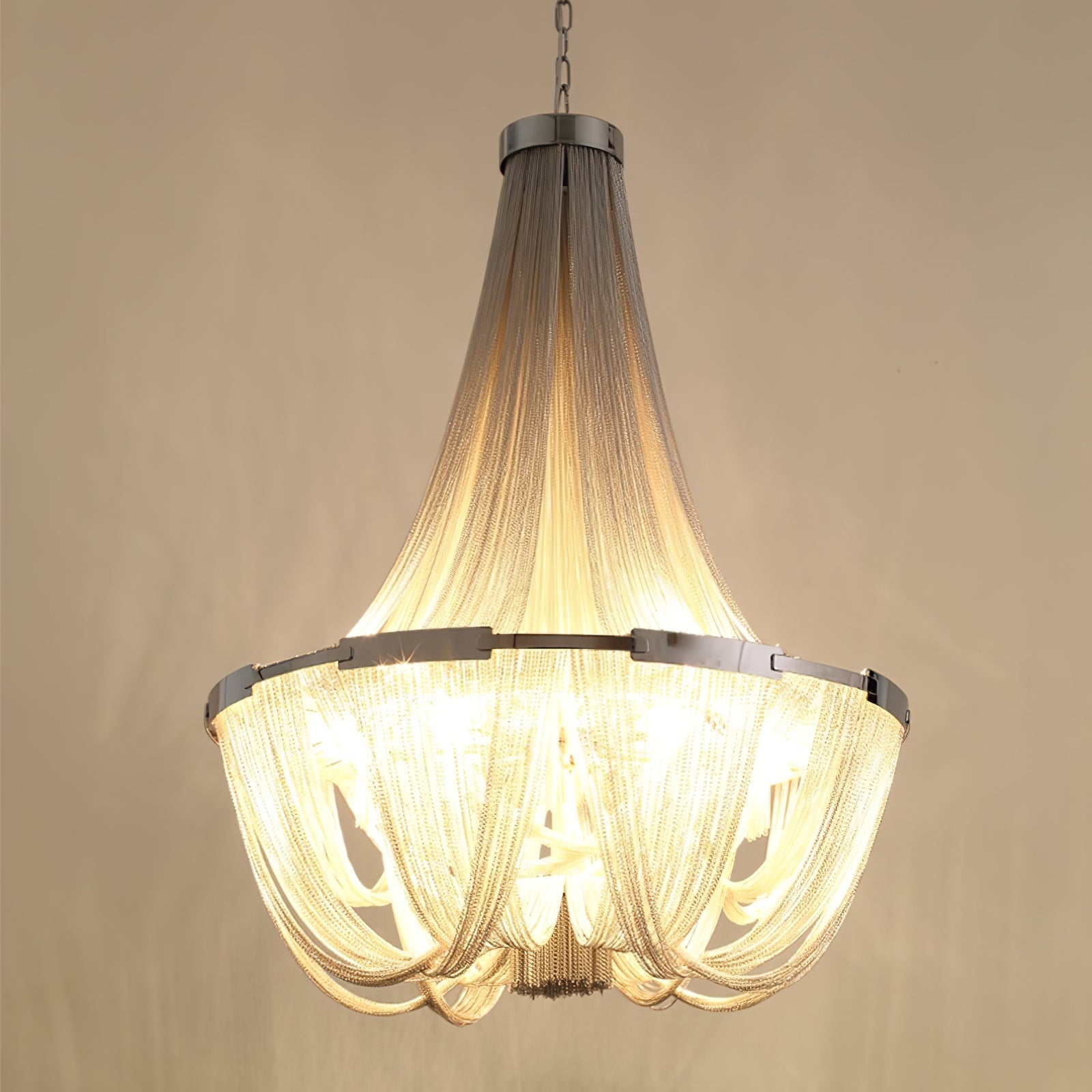 Tassel Aluminum Chain Chandelier