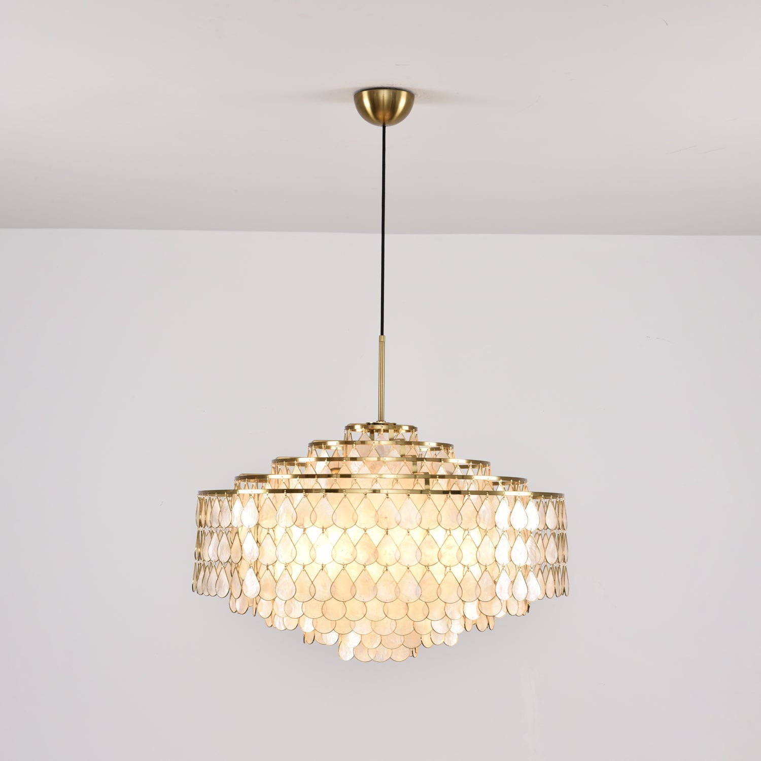 Teardrops Shell Chandelier