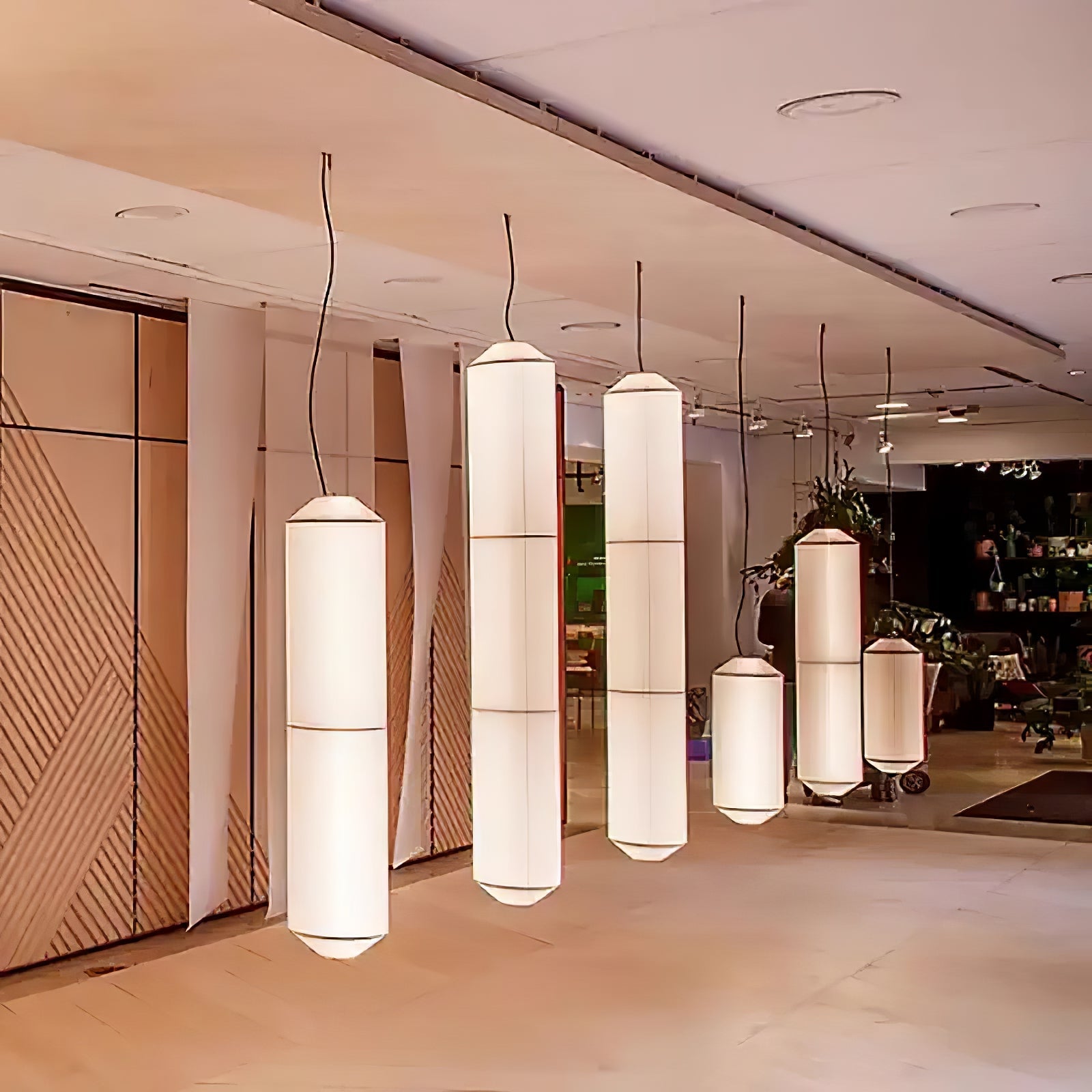 Tekio Mulberry Silk Pendant Lamp