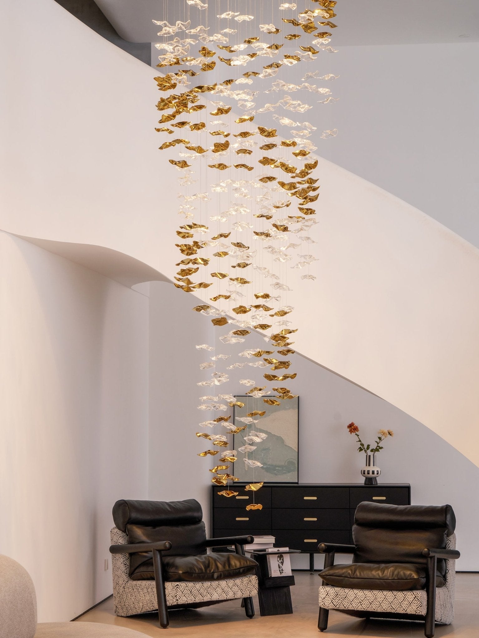 Tidal Art Glass Chandelier