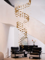 Tidal Art Glass Pendants Lamp