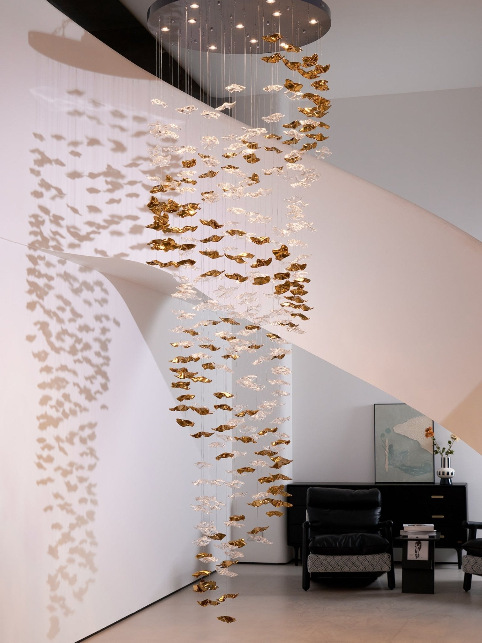 Tidal Art Glass Pendants Lamp