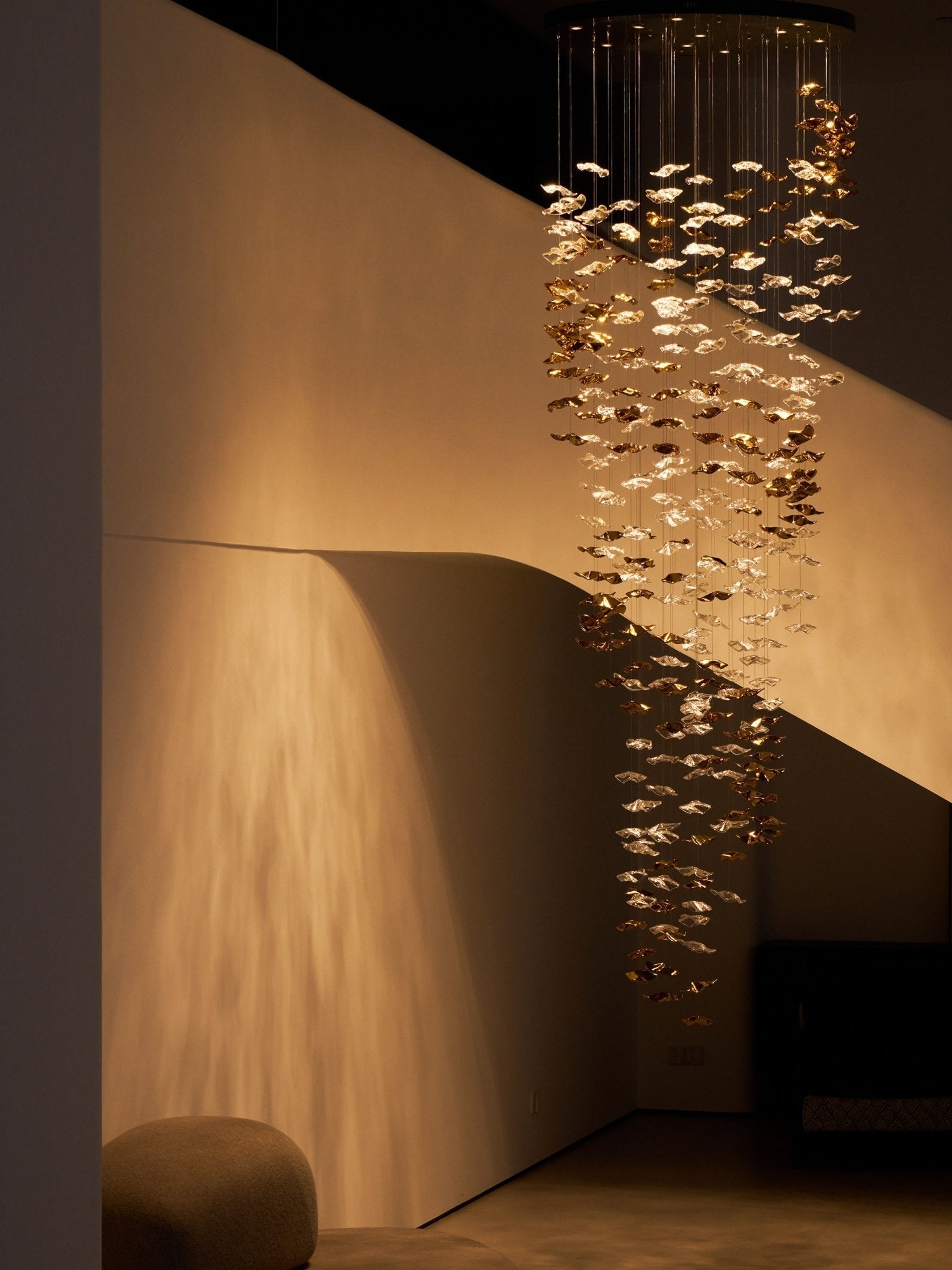 Tidal Art Glass Pendants Lamp