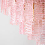 Opalora Pink Murano Chandelier