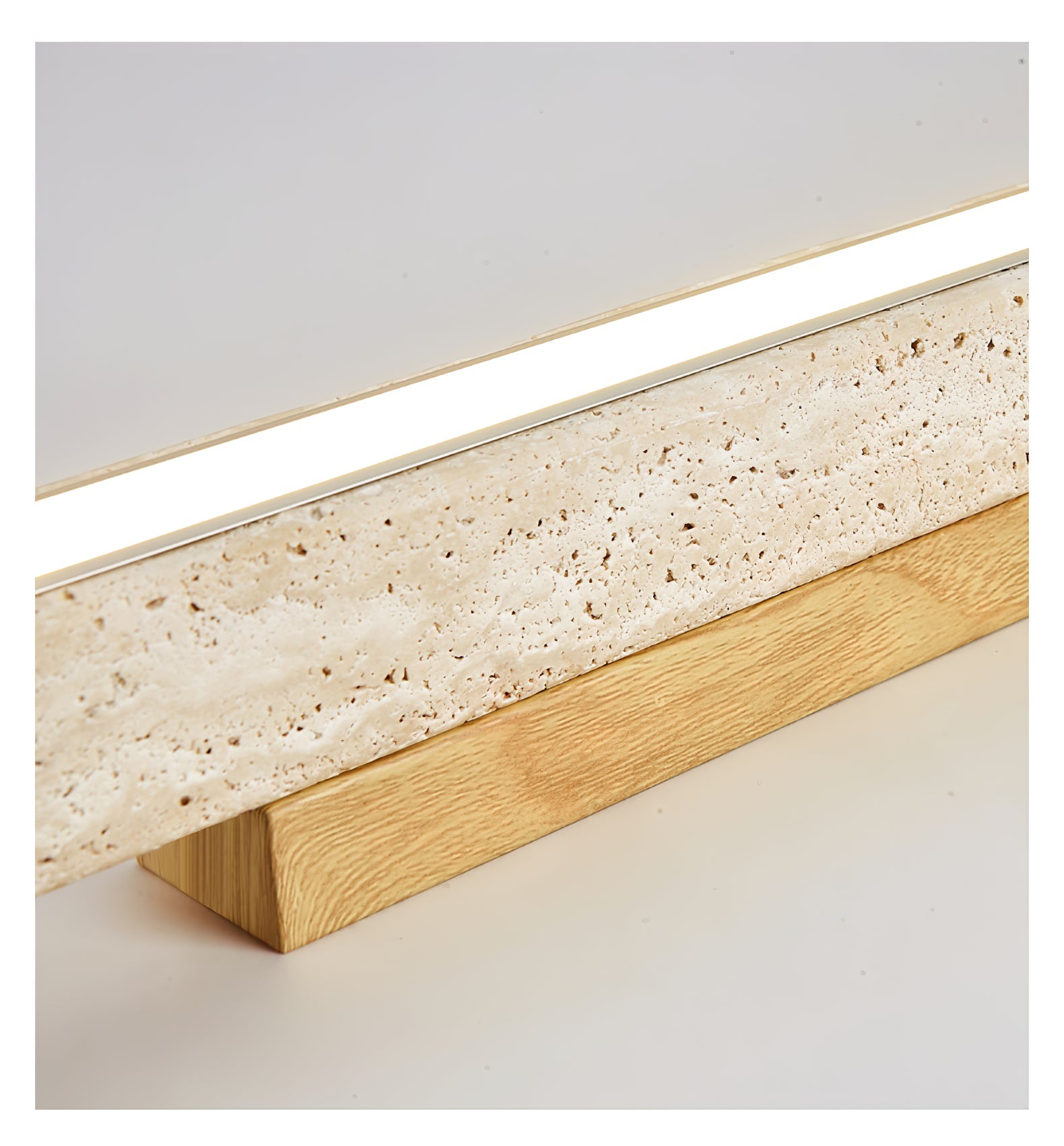 Travertine Column Ceiling Light