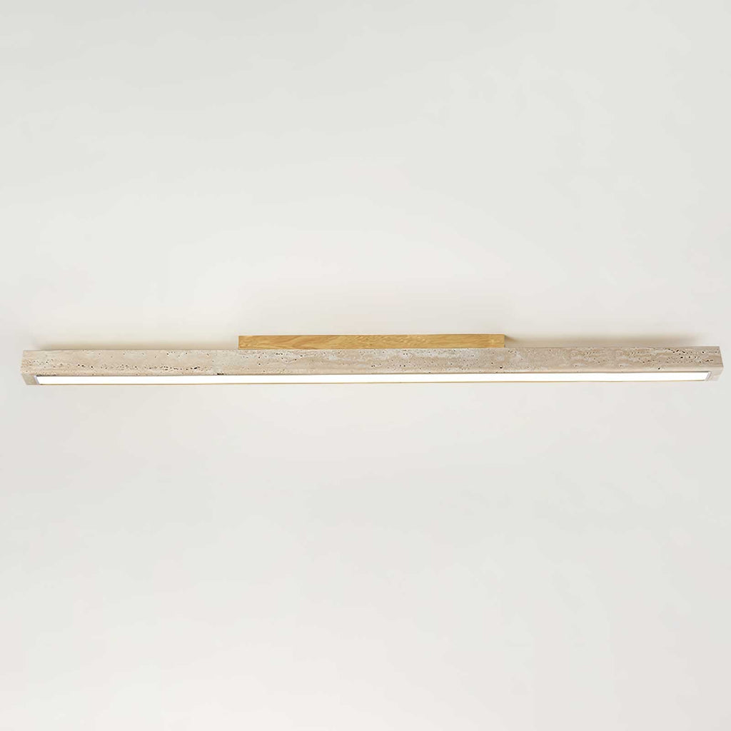 Travertine Column Ceiling Light