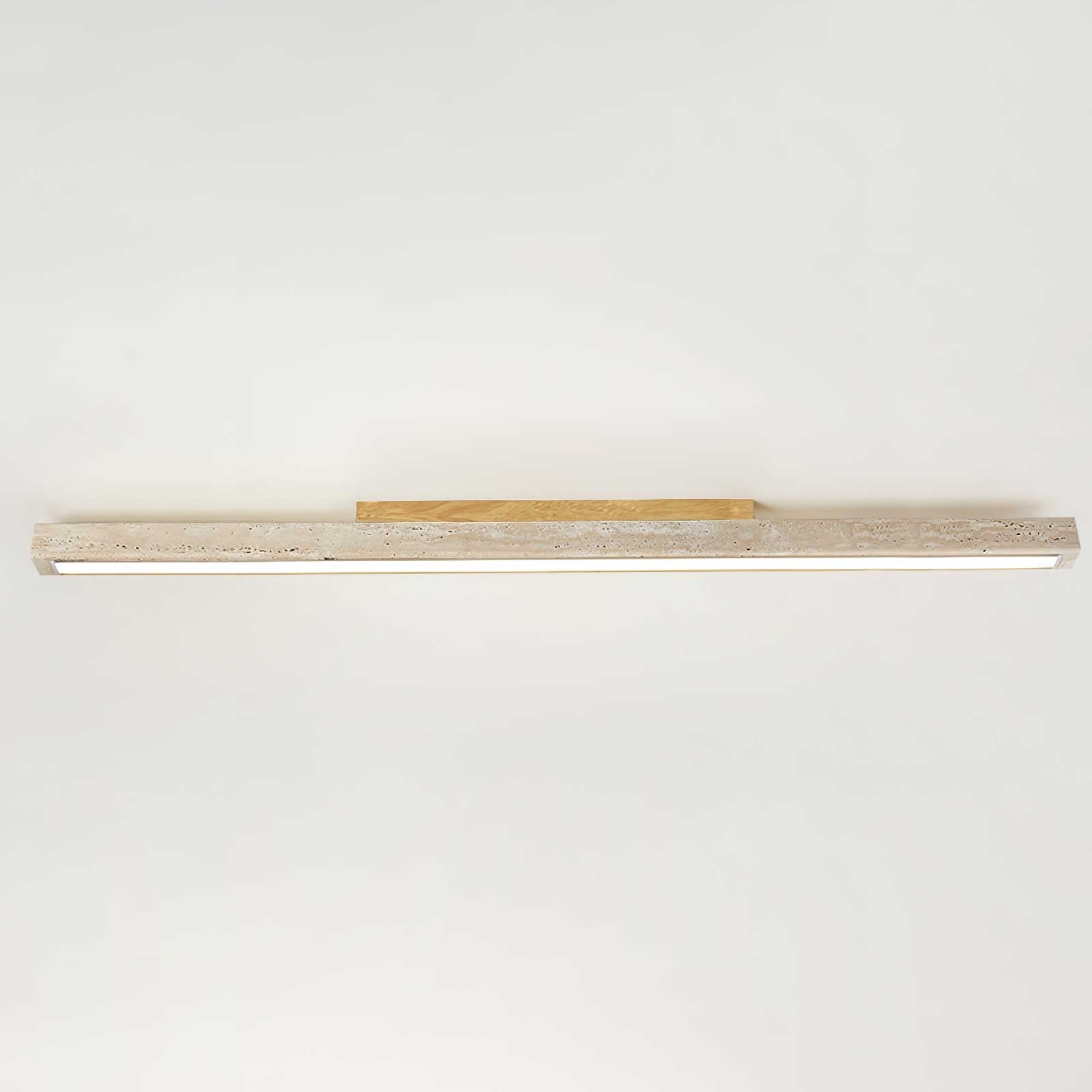 Travertine Column Ceiling Light