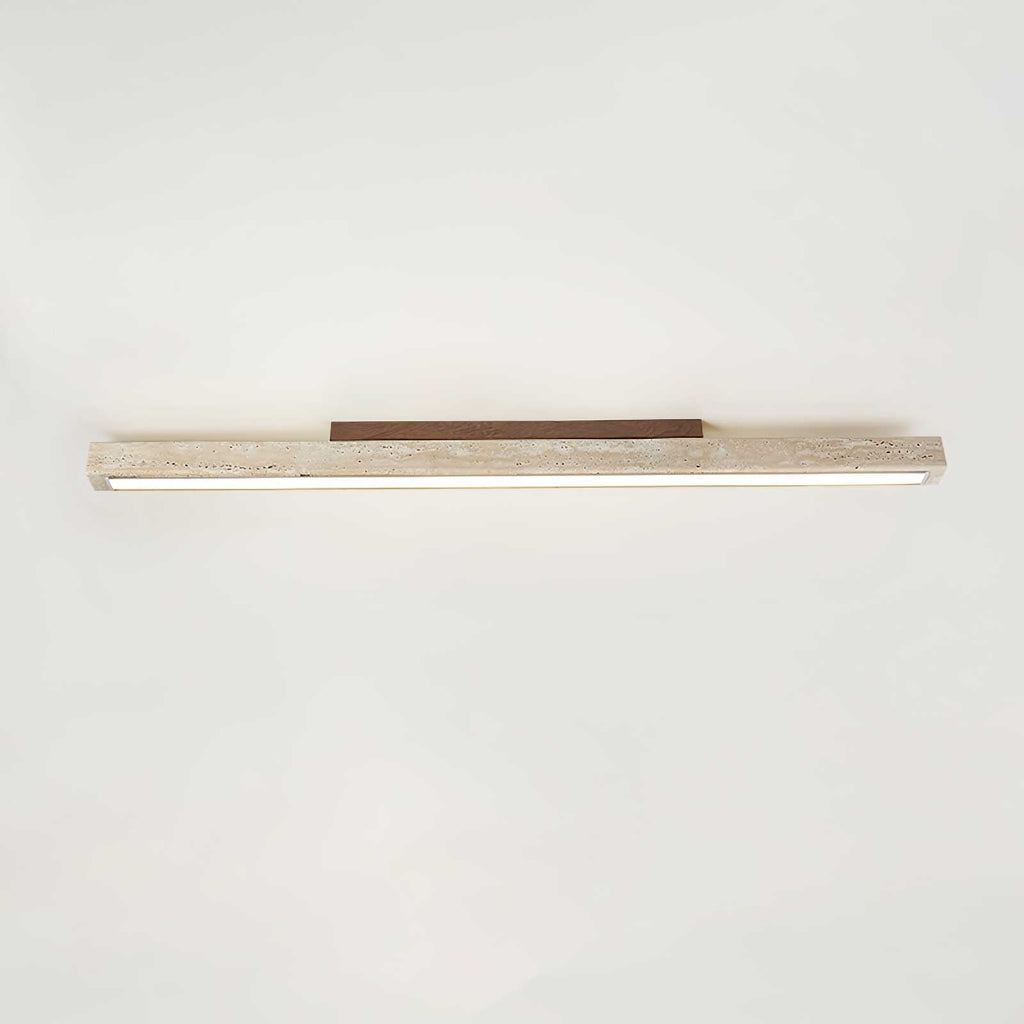 Travertine Column Ceiling Light