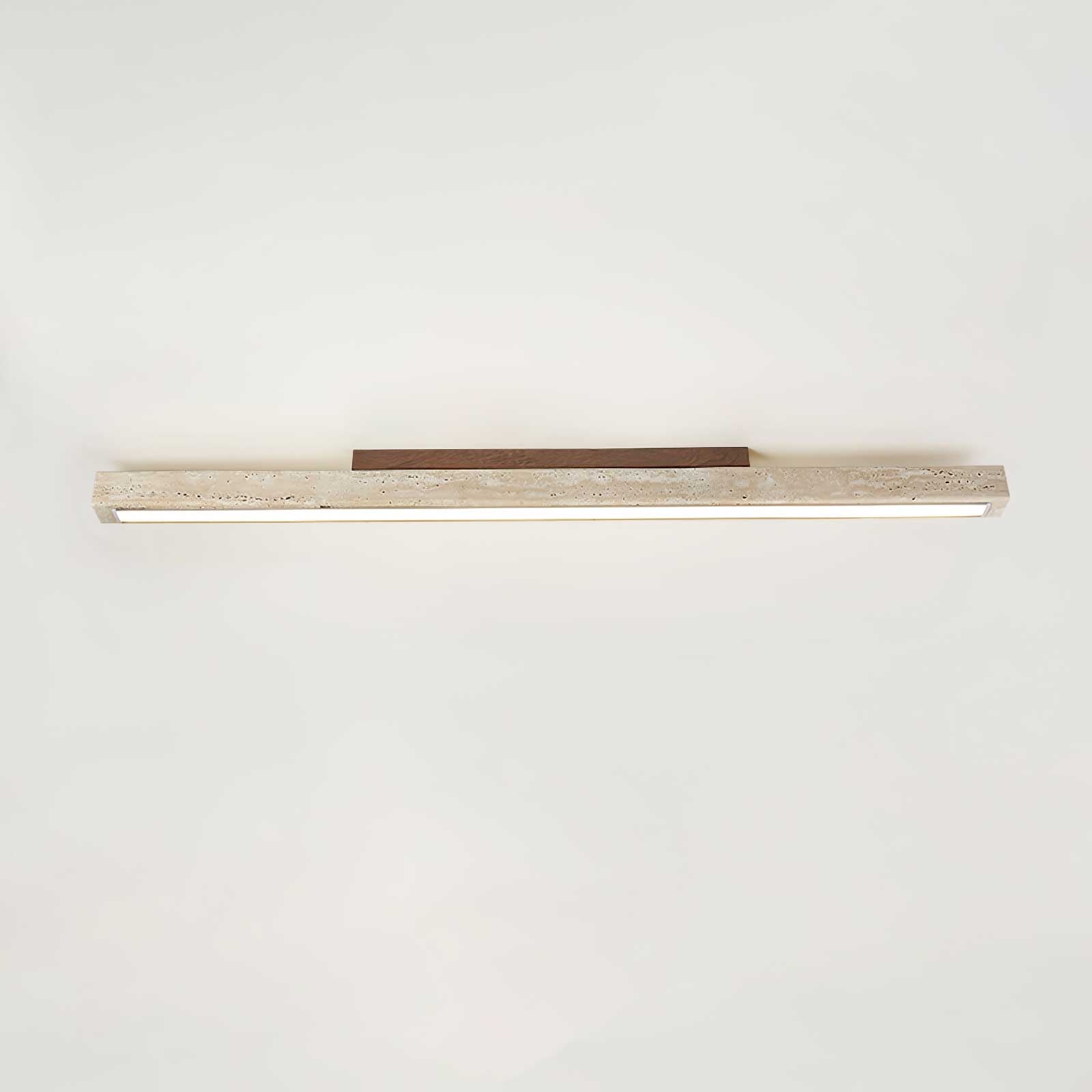 Travertine Column Ceiling Light