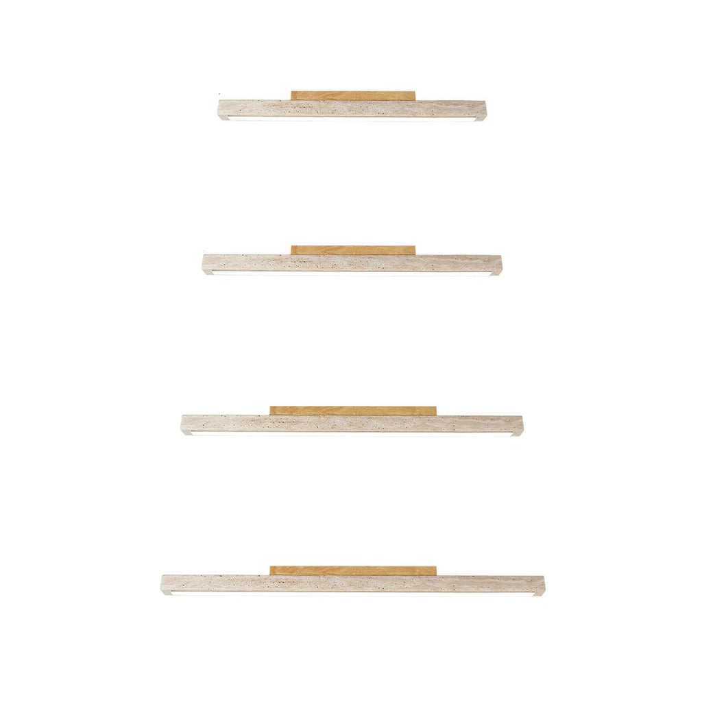 Travertine Column Ceiling Light