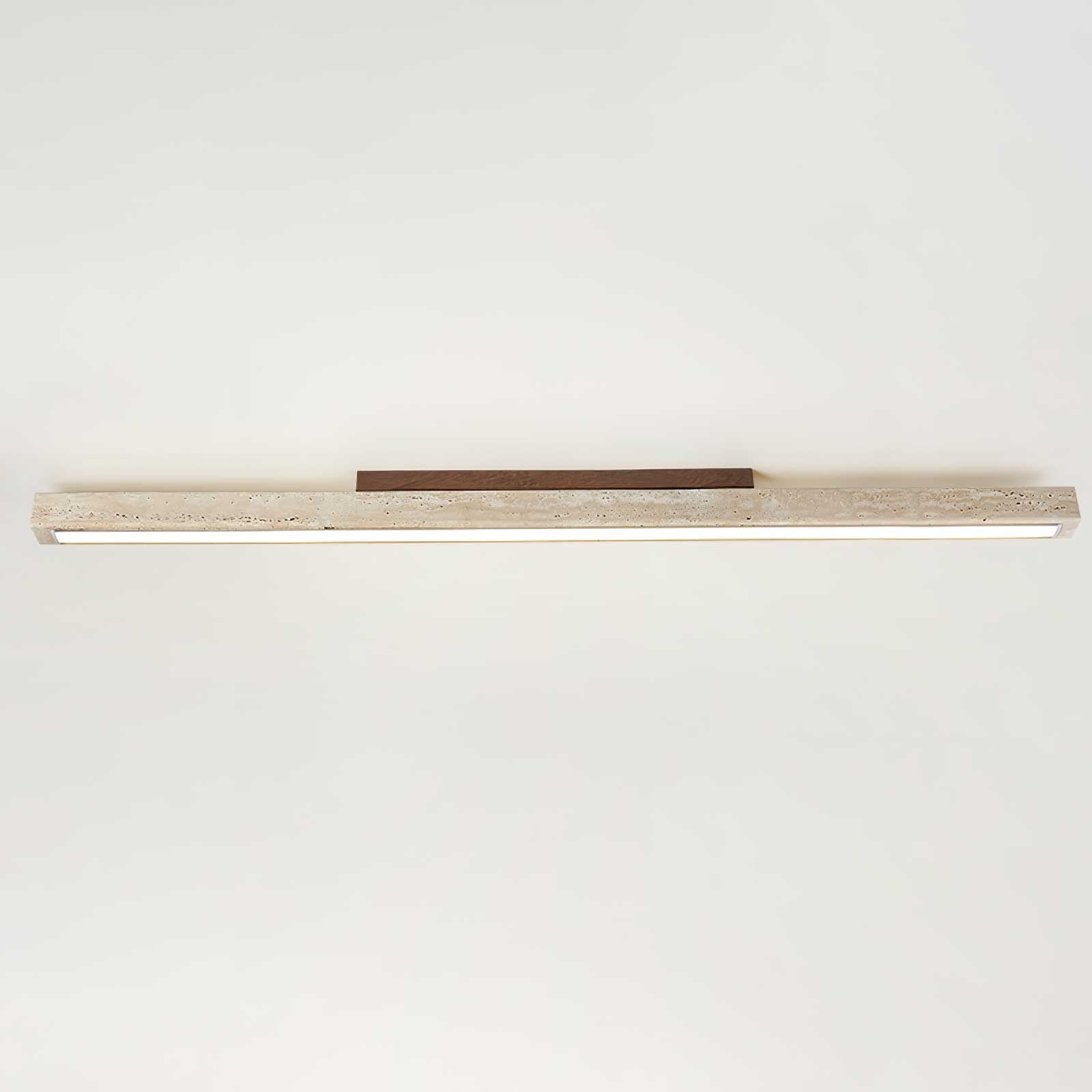 Travertine Column Ceiling Light