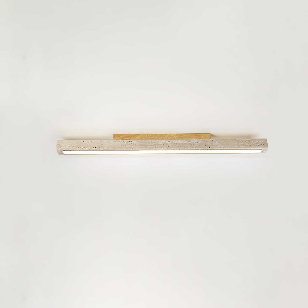 Travertine Column Ceiling Light