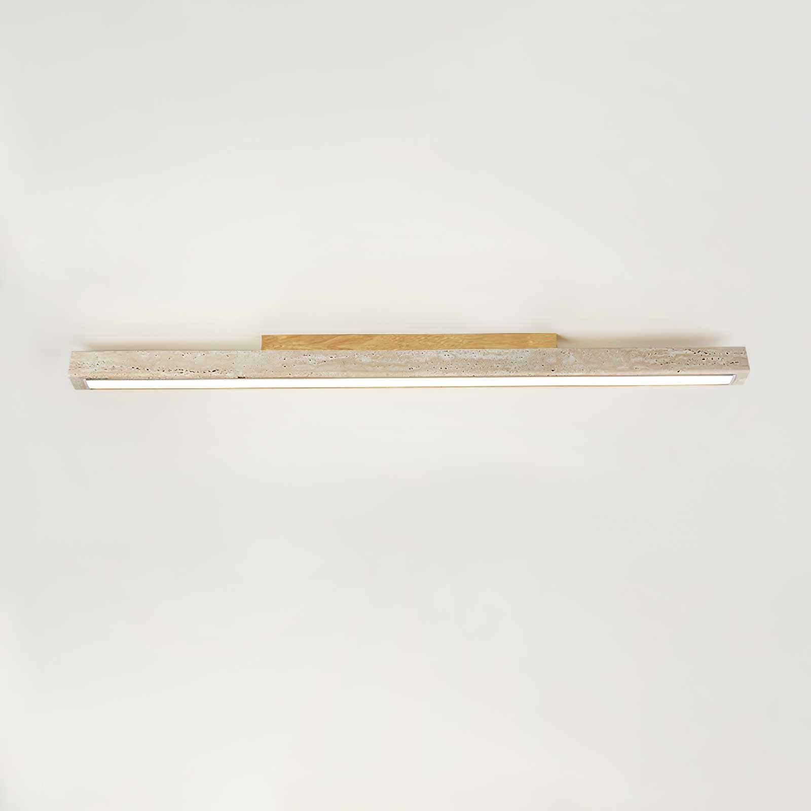Travertine Column Ceiling Light