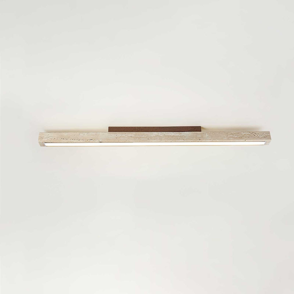 Travertine Column Ceiling Light