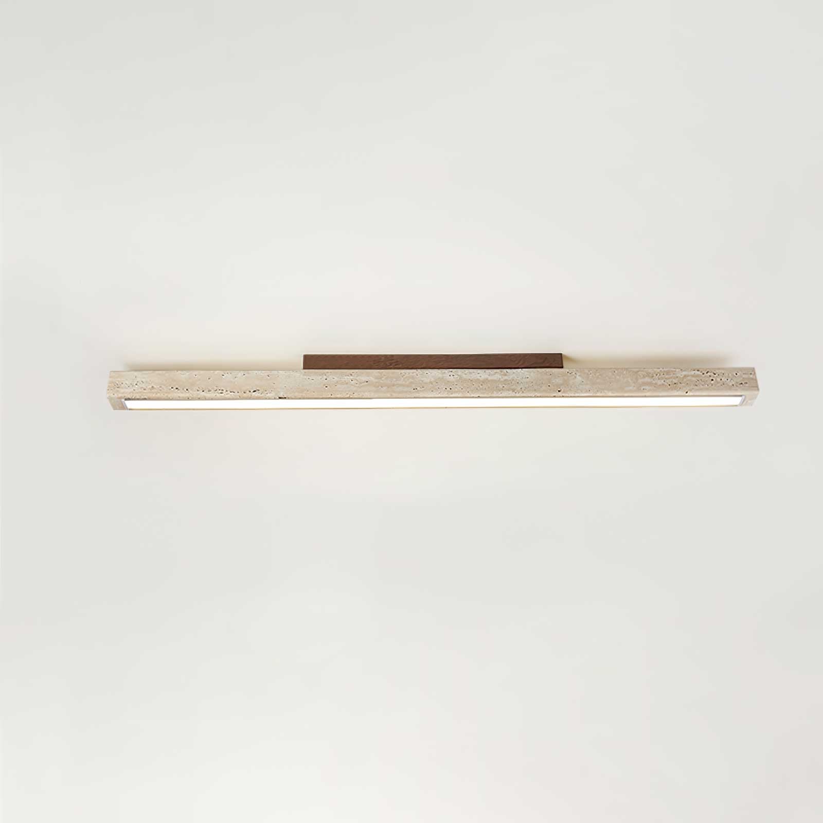 Travertine Column Ceiling Light