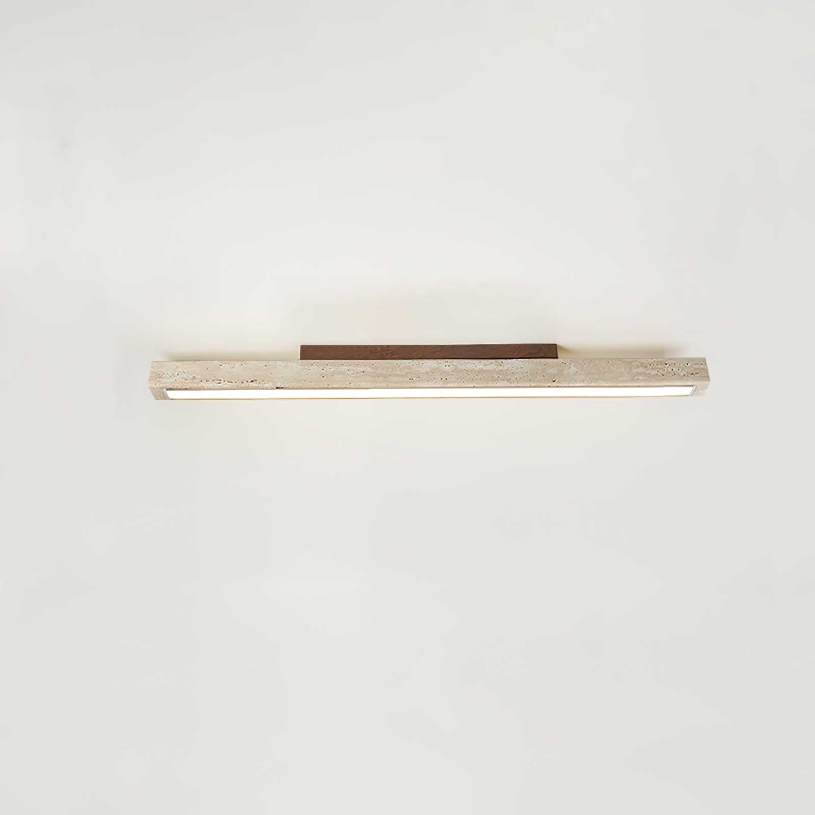 Travertine Column Ceiling Light