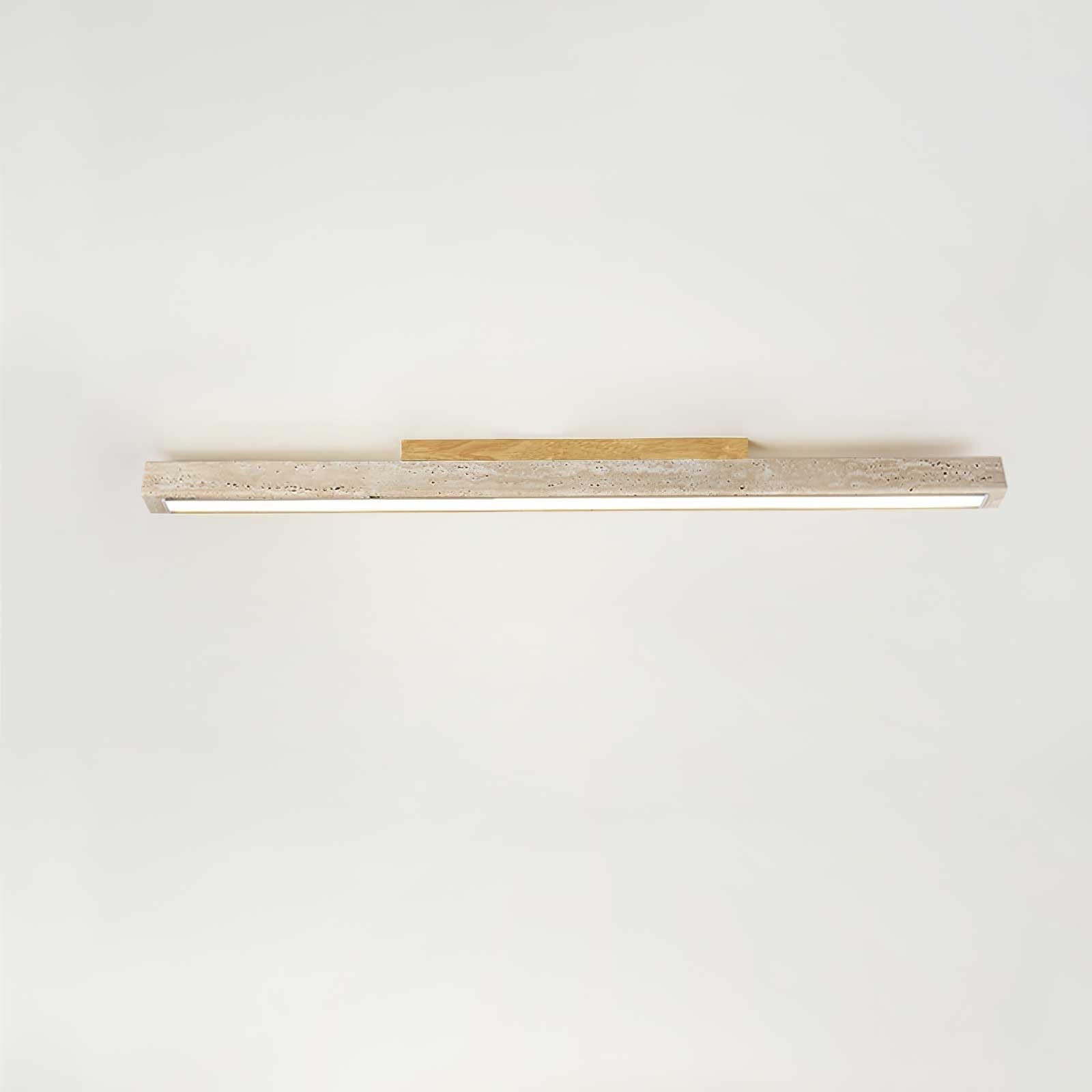 Travertine Column Ceiling Light