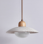 Travertine Dome Pendant Light