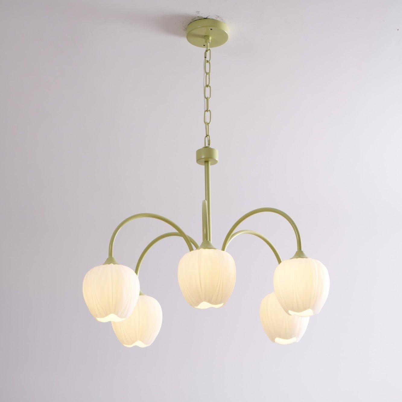 Tulip Matcha Chandelier
