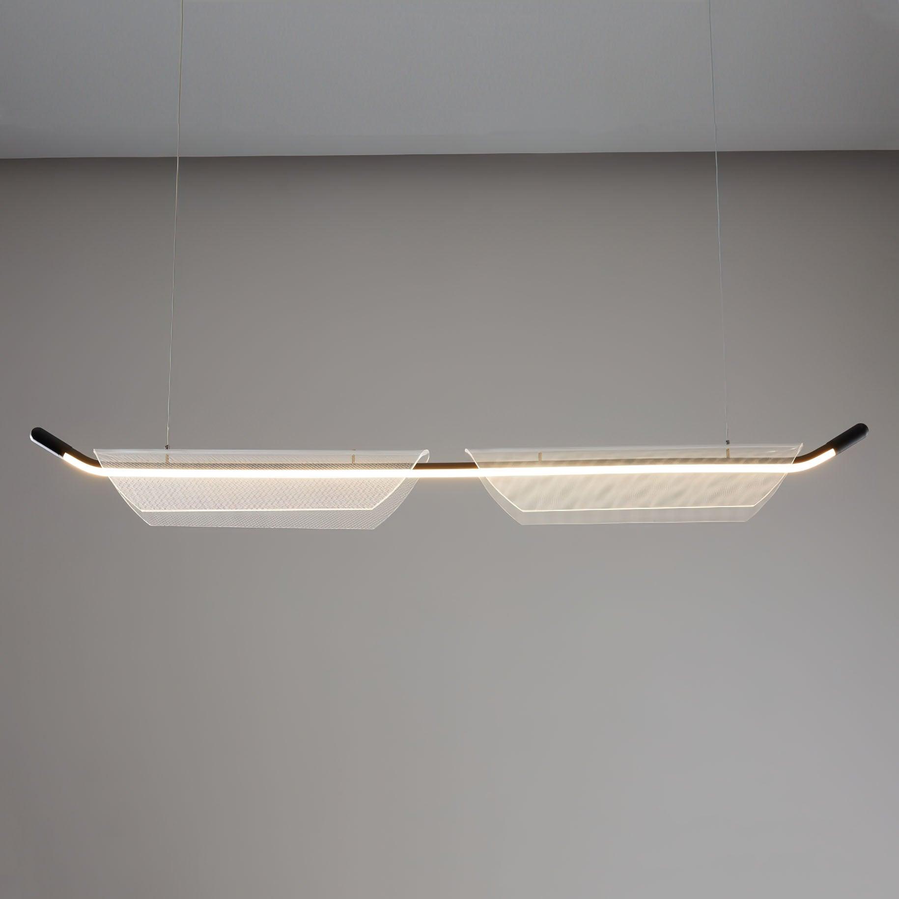 Two Boats Acrylic Pendant Light