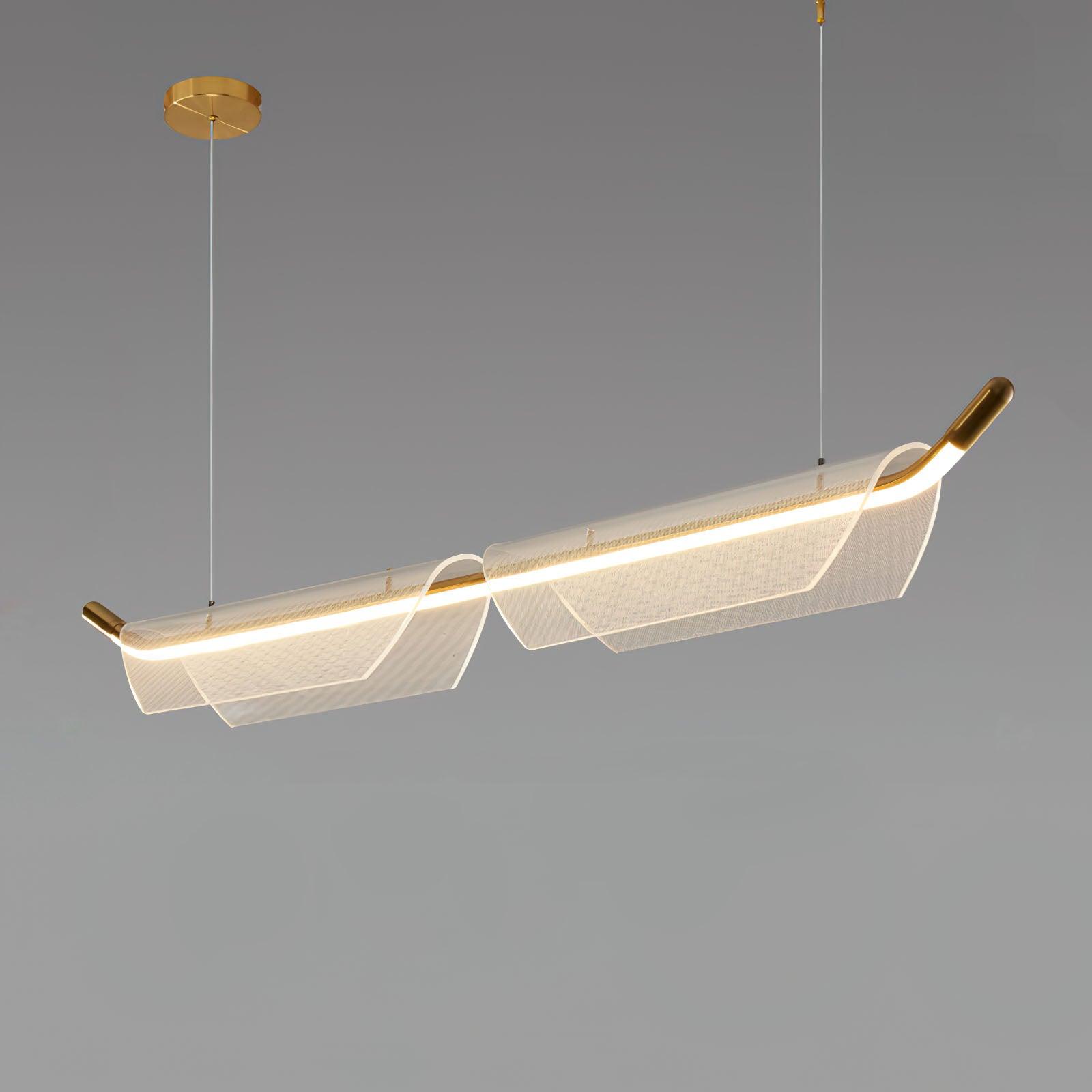 Two Boats Acrylic Pendant Light