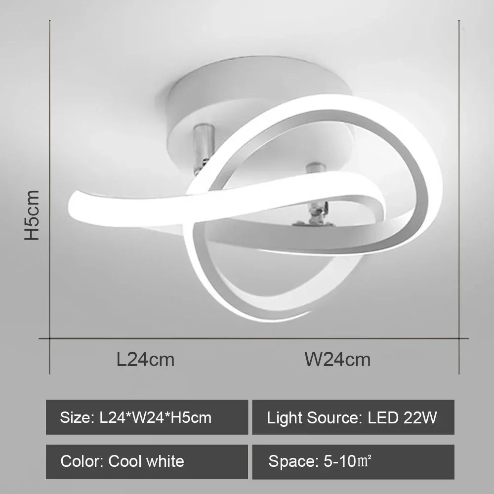 LED Ceiling Lights: Modern Shade for Home & Living Room Lighting