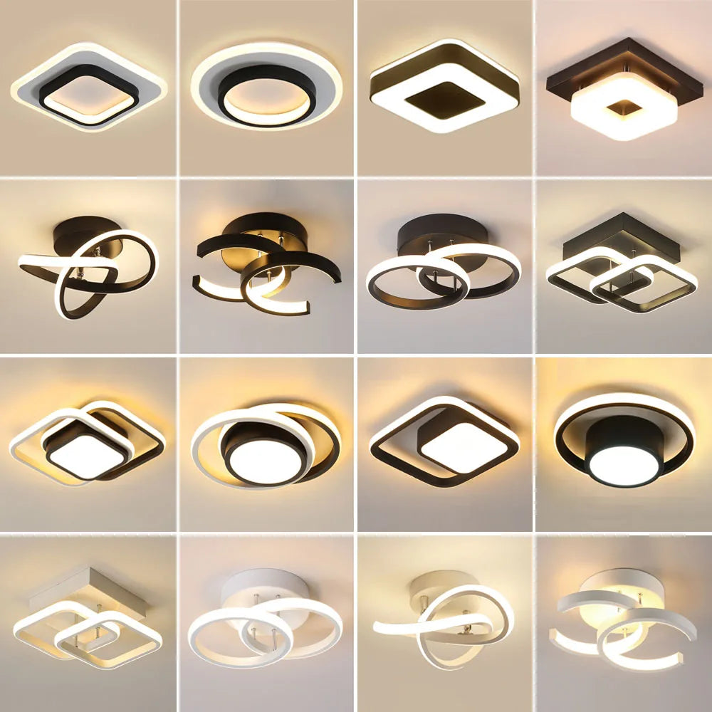 LED Ceiling Lights: Modern Shade for Home & Living Room Lighting