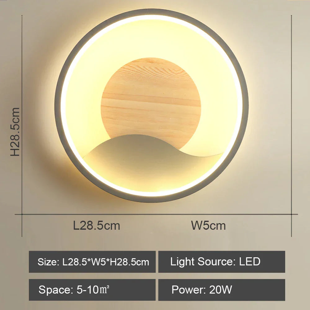 LED Wall Light for Modern Home Decor—a Nordic Bedroom Essential.