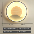 LED Wall Light for Modern Home Decor—a Nordic Bedroom Essential.