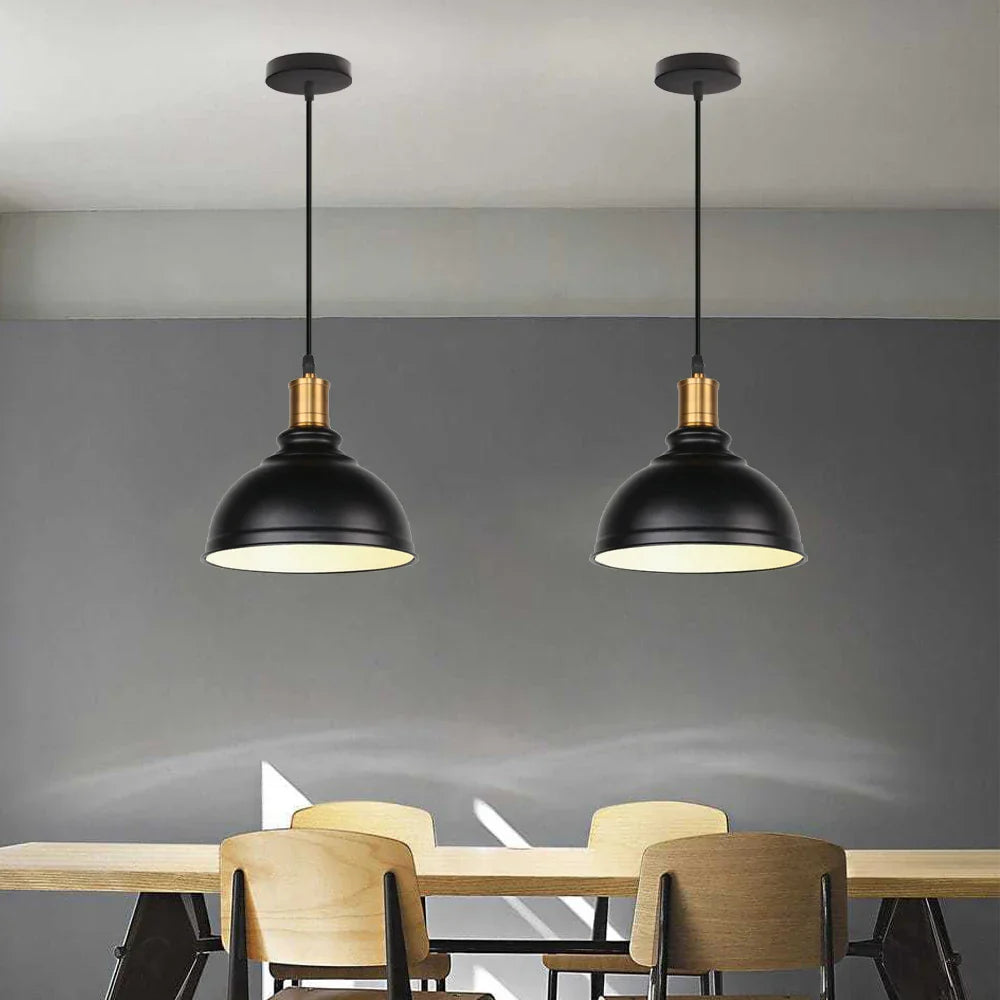 Vintage Industrial Pendant Light Chandelier E27 Base Hanging Lamp Home Lighting