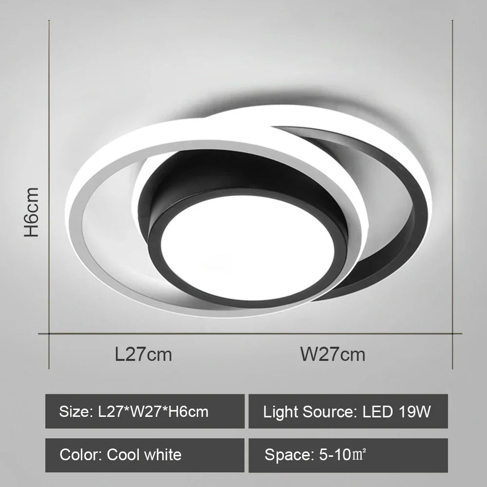 LED Ceiling Lights: Modern Shade for Home & Living Room Lighting