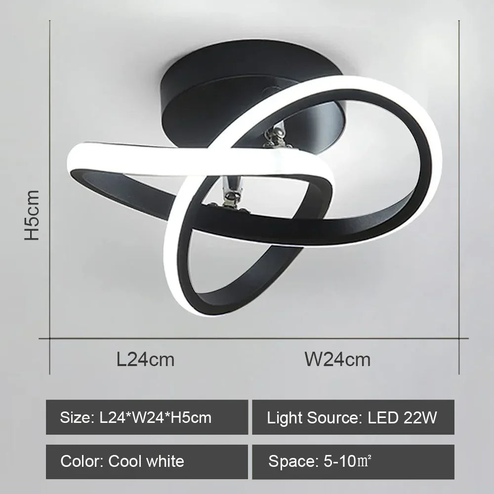 LED Ceiling Lights: Modern Shade for Home & Living Room Lighting