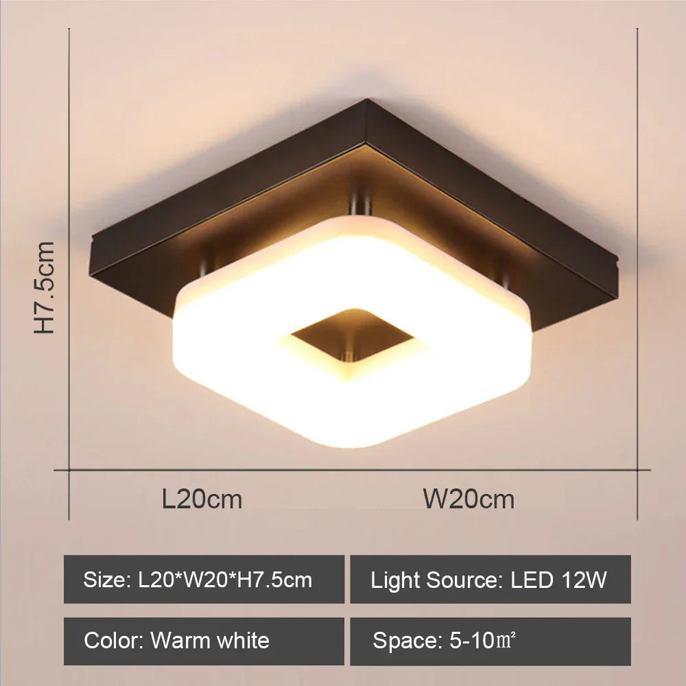 LED Ceiling Lights: Modern Shade for Home & Living Room Lighting