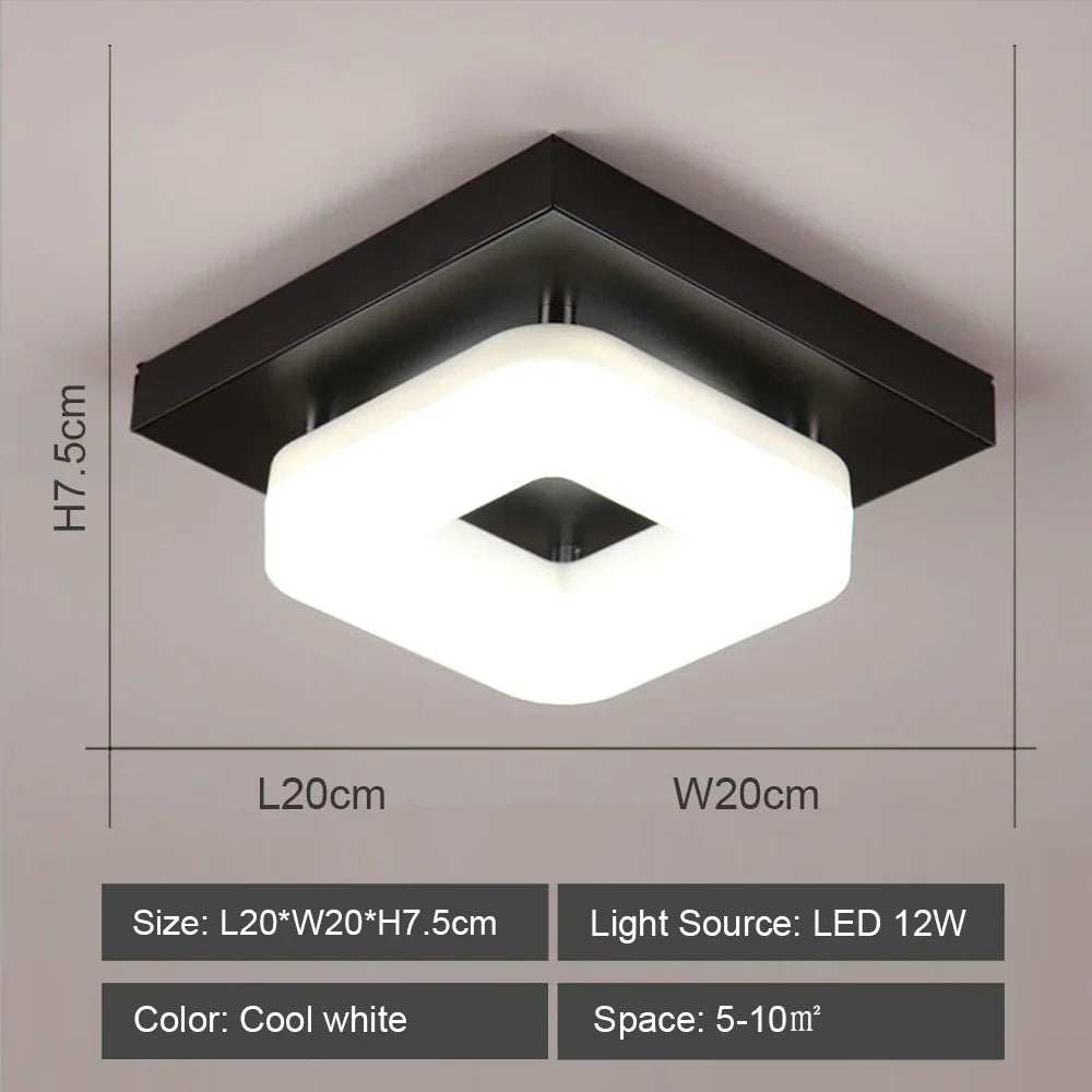 LED Ceiling Lights: Modern Shade for Home & Living Room Lighting
