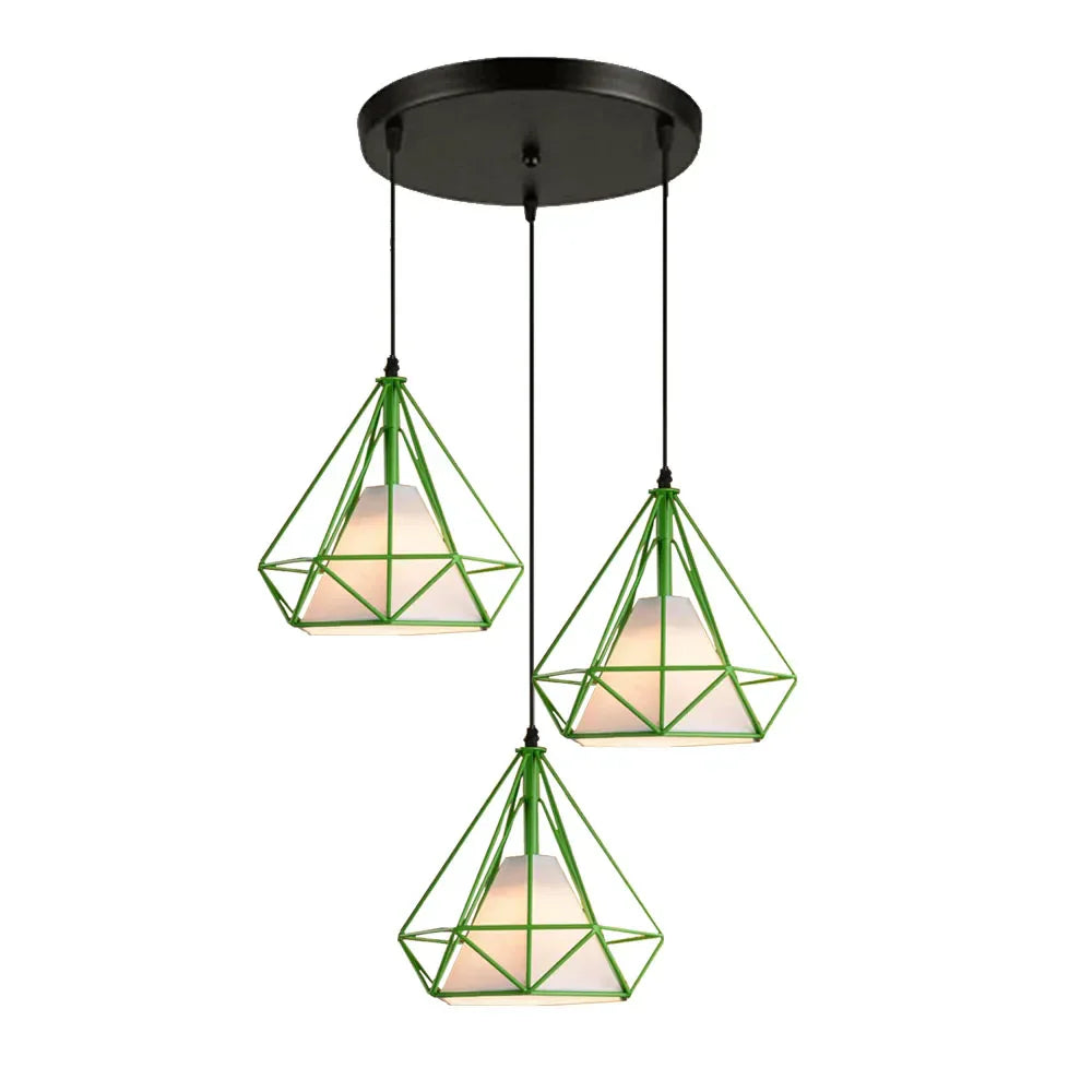 Retro Loft LED Bar Pendant Chandelier Dining Kitchen Hanging Lampshade