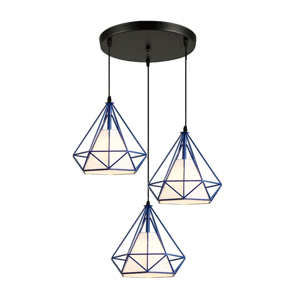 Retro Loft LED Bar Pendant Chandelier Dining Kitchen Hanging Lampshade