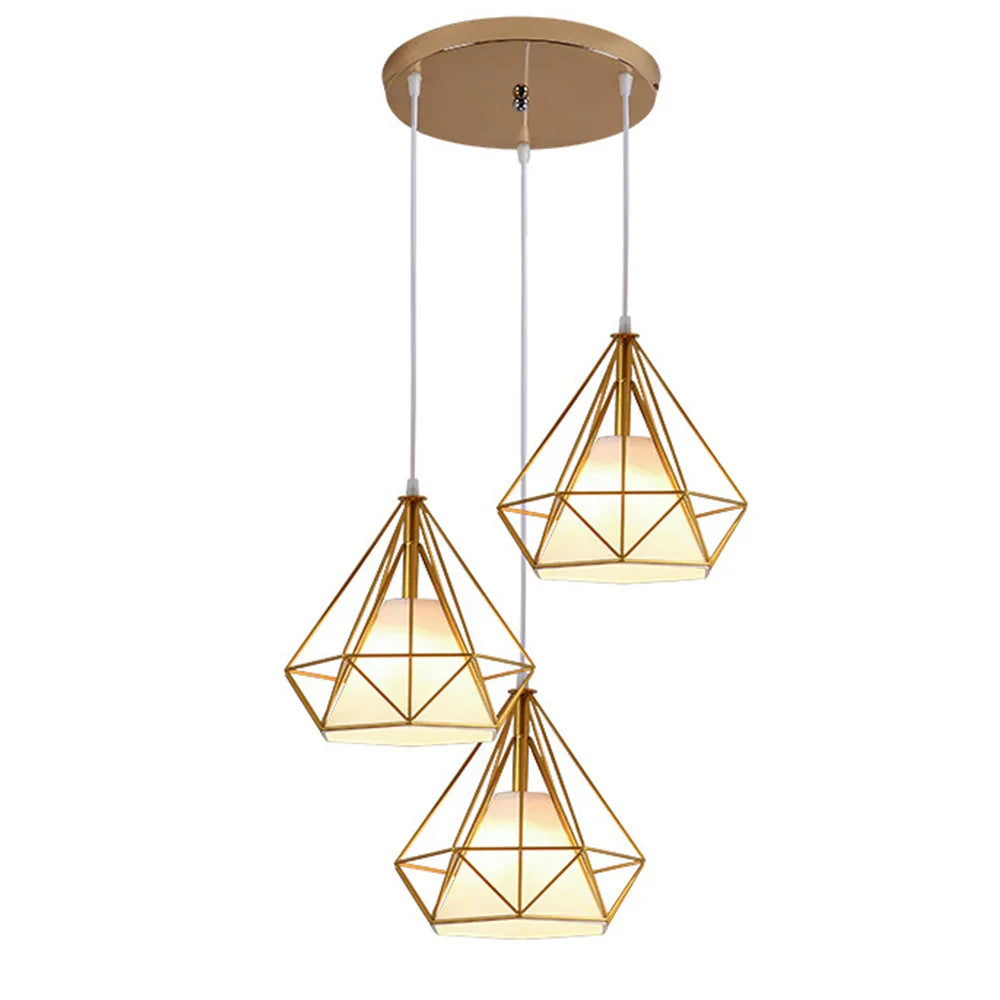 Retro Loft LED Bar Pendant Chandelier Dining Kitchen Hanging Lampshade
