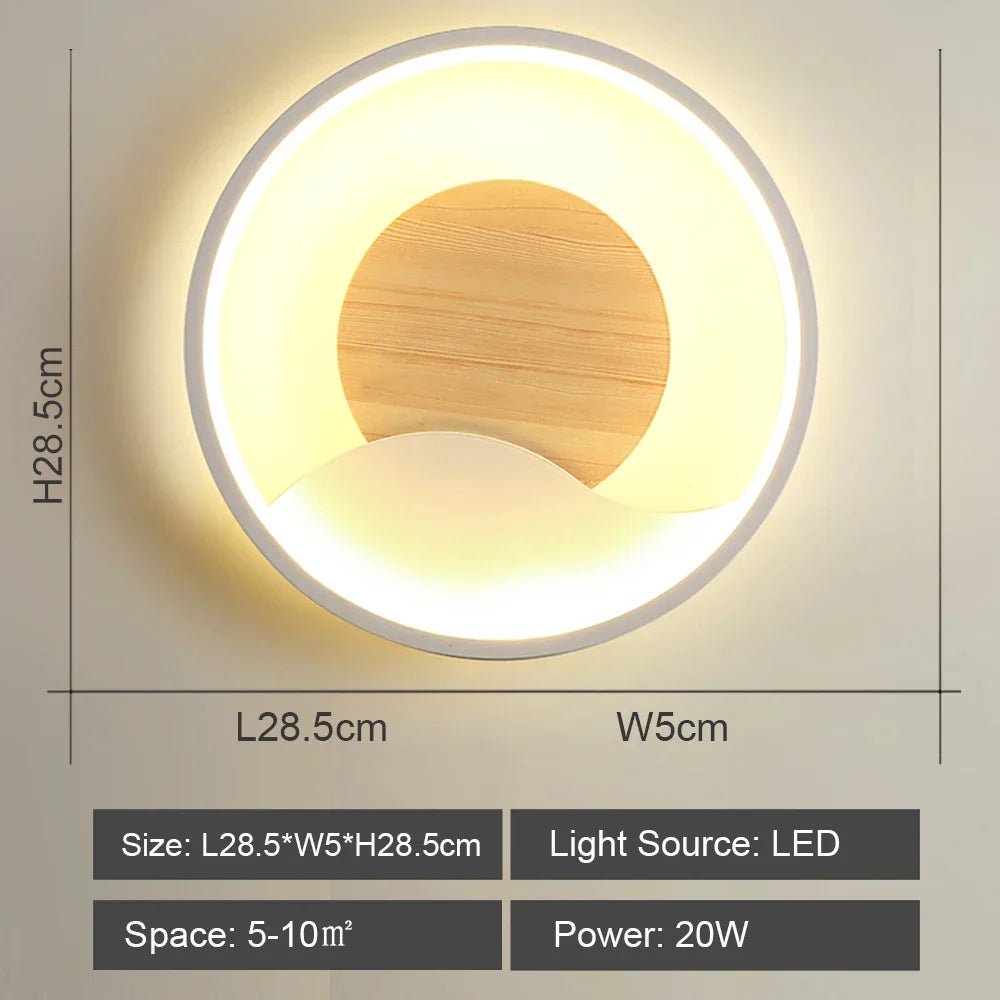 LED Wall Light for Modern Home Decor—a Nordic Bedroom Essential.