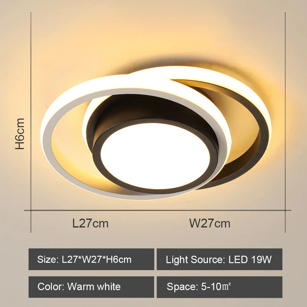 LED Ceiling Lights: Modern Shade for Home & Living Room Lighting