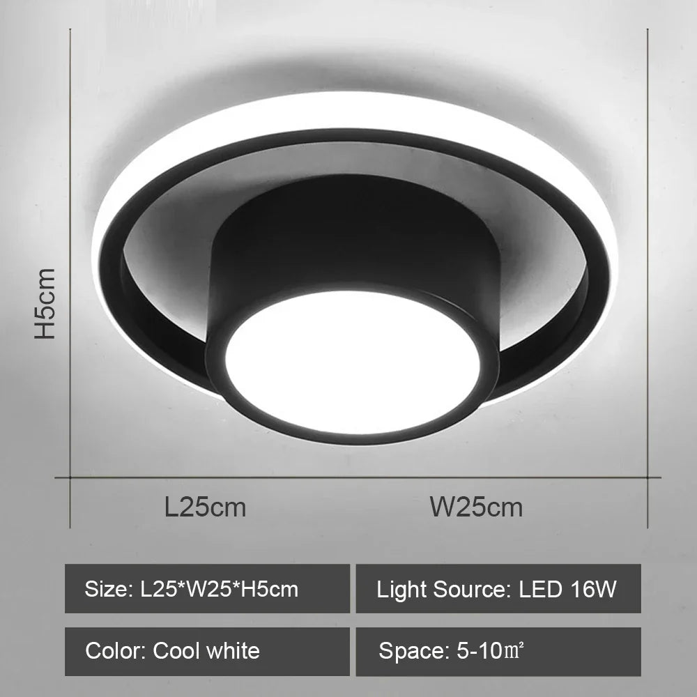 LED Ceiling Lights: Modern Shade for Home & Living Room Lighting