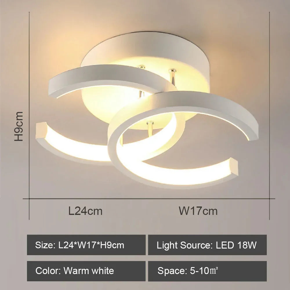 LED Ceiling Lights: Modern Shade for Home & Living Room Lighting