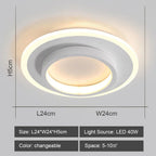 LED Ceiling Lights: Modern Shade for Home & Living Room Lighting