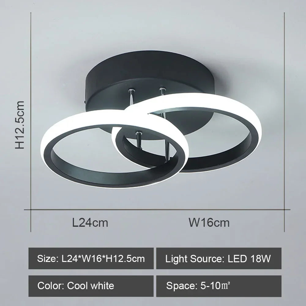 LED Ceiling Lights: Modern Shade for Home & Living Room Lighting