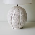 Urchin Textured Ceramic Table Lamp