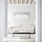 Stratos Chandelier, Integrated LED, Frosted/Satin Nickel , 30.6"W (700STR30FS-LED927 70E7HTW)