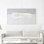 Stratos Chandelier, Integrated LED, Frosted/Satin Nickel , 30.6"W (700STR30FS-LED927 70E7HTW)